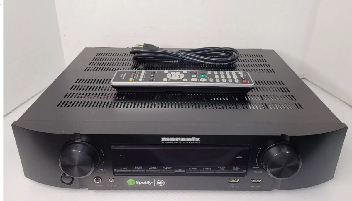 Marantz AV SURROUND RECEIVER NR1605ジャンク品 Marantz NR1605 7.1 Ch Receiver w Wi-Fi, Bluetooth, Apple