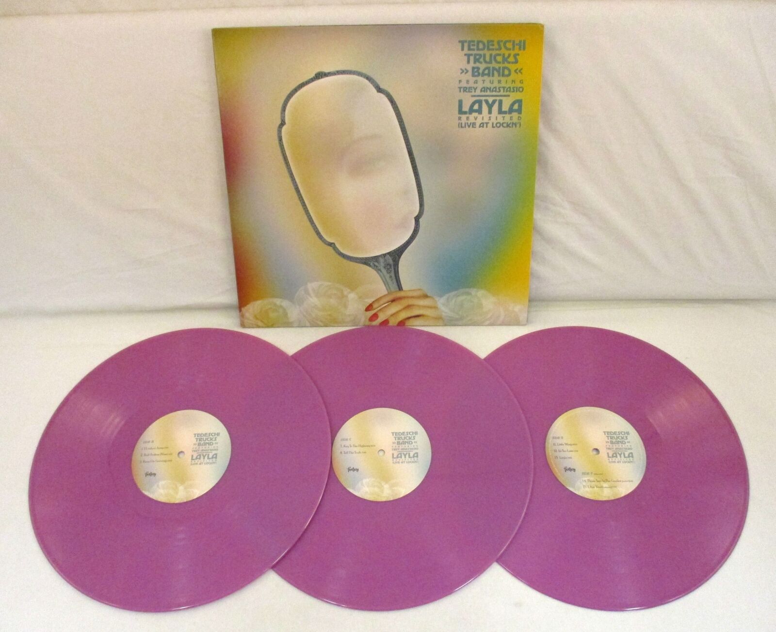 TEDESCHI TRUCKS BAND LAYLA REVISITED 3 LP BARNES & NOBLE VIOLET COLORED VINYL