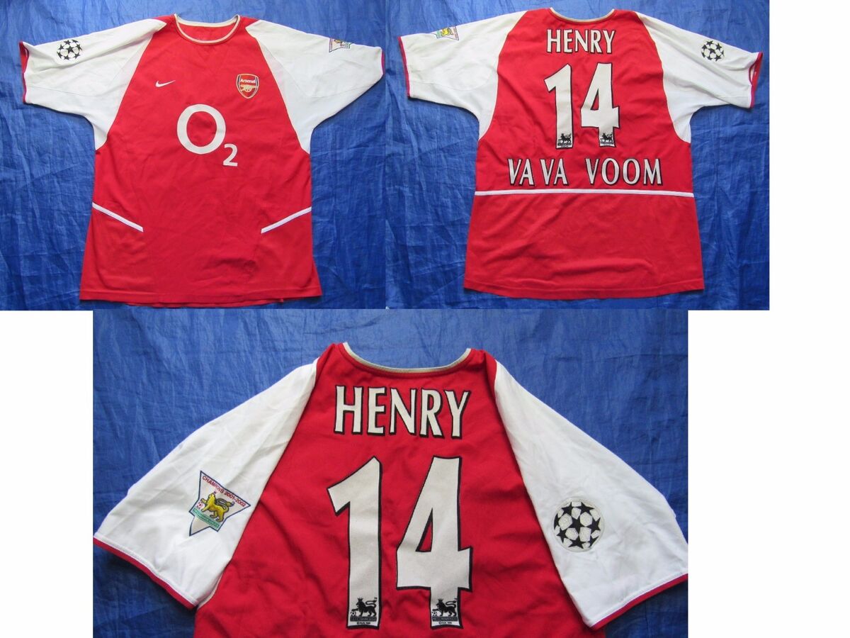 Thierry Henry ARSENAL LONDON GUNNERS Home Shirt jersey NIKE Thierry Henry ARSENAL LONDON GUNNERS Home Shirt jersey NIKE