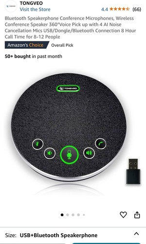 Bluetooth Freisprecheinrichtung Konferenzmikrofone, kabelloser Konferenzlautsprecher