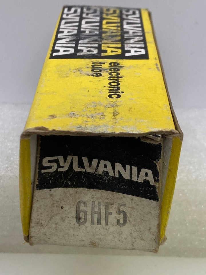 1 NOS Sylvania 6HF5 Vacuum Tube Hickok 800A Tested Strong FREE SHIP | eBay