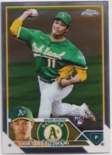 2023 Topps Chrome #97 Shintaro Fujinami RC Oakland Athletics