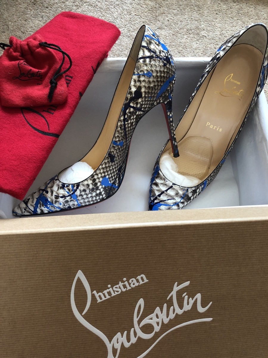 RARE LIMITED EDITION Christian Louboutin Decollate 100 Python