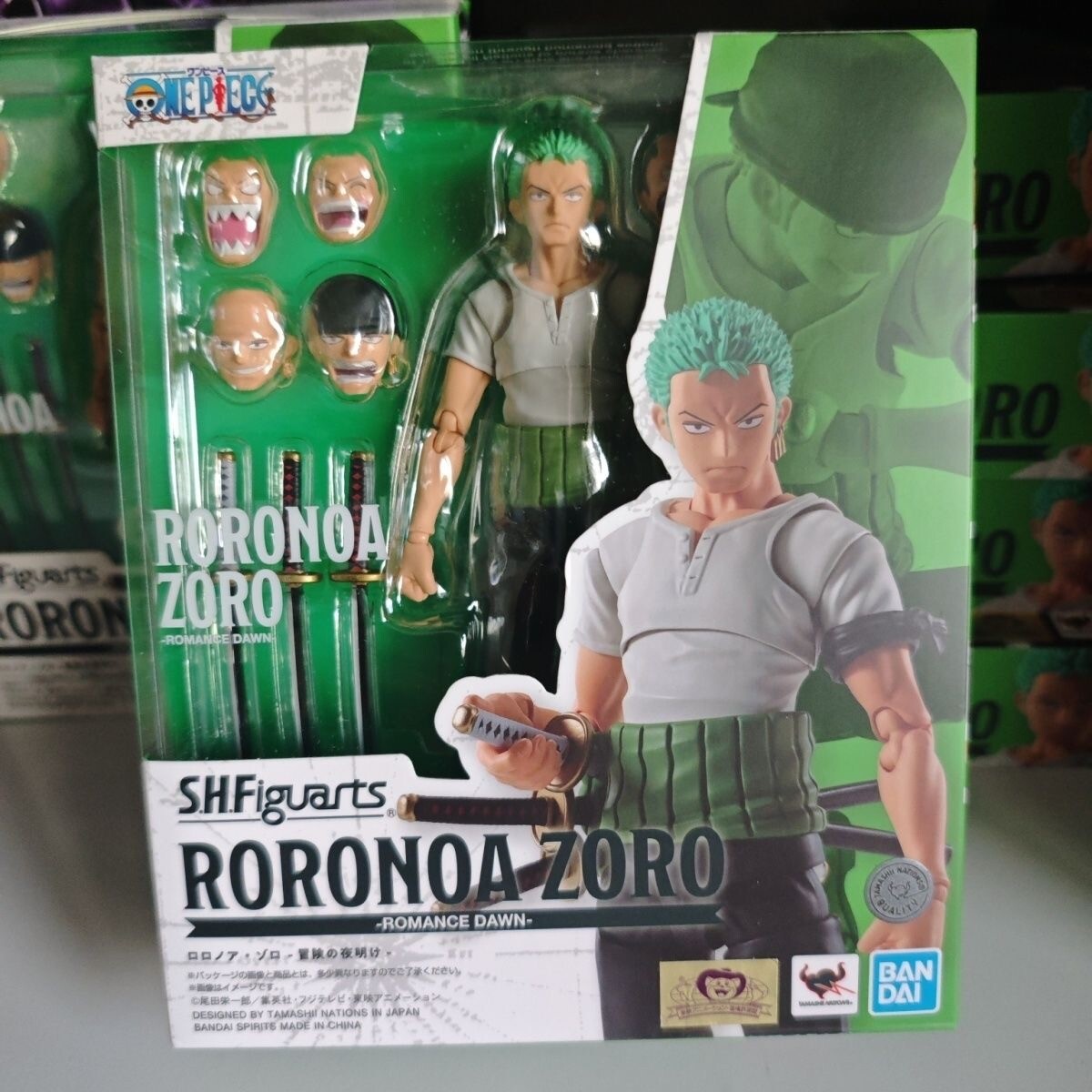 S.H.Figuarts One Piece Roronoa Zoro Romance Dawn TAMASHII NATIONS