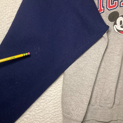 Vtg Disney Design Mickey USA Made Sweatshirt Womens M Crewneck Raglan Sleeve 90s - Picture 6 of 9