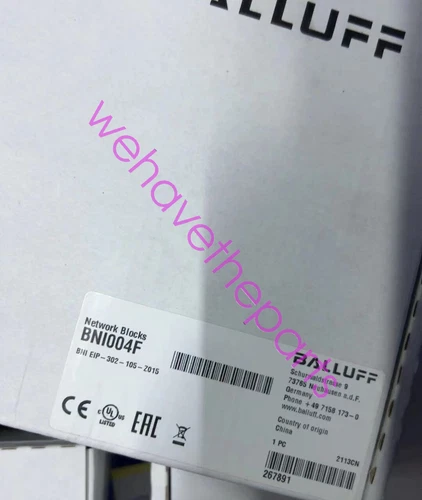 1PC BNI004F BNI EIP-302-105-Z015 EtherNet T/IP Network Blocks NEW Fast Shipping - Picture 1 of 3