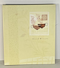 Hallmark Scrapbook Album   11x12" 2-Ring Binder with Asian Teacup Cover  Self-A