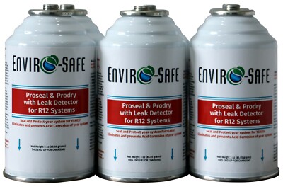 Proseal and Prodry w/ Leak Detector for Auto AC 6 Cans 2103-R12-6