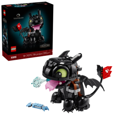 LEGO 10375 ICONS How to Train Your Dragon: Toothless 784 pcs Ages