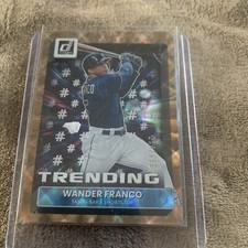 2022 Panini Donruss Baseball WANDER FRANCO #TA-7 Trending Gold Rays 254/999