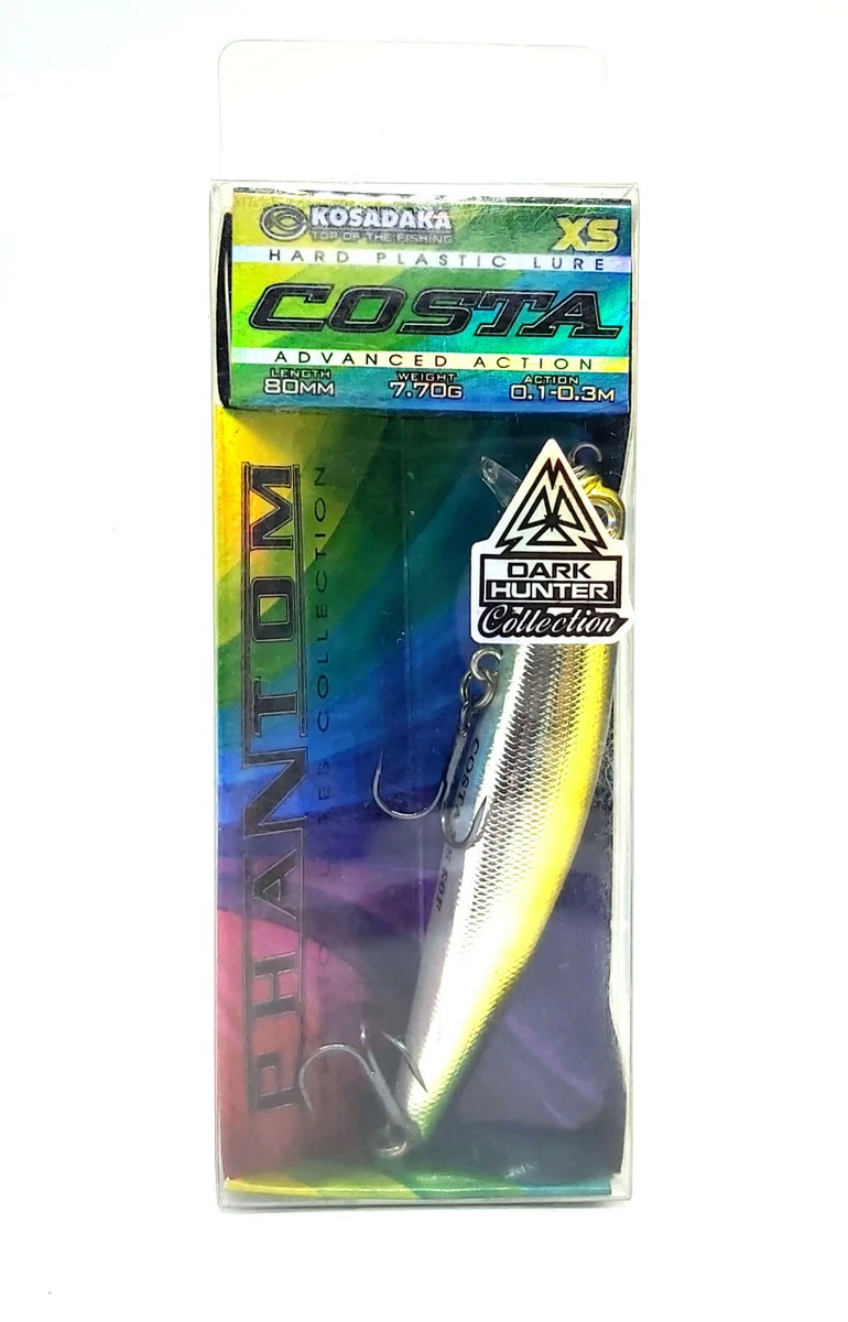 KOSADAKA COSTA XS 80F FLOATING FISHING CRANK BAIT LURE 80mm 7.7g DARK HUNTER