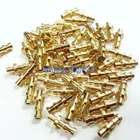 100PCs  Gold Plated Copper Turrets Posts Lugs FOR 3mm Tube Guitar Amp Tag Board