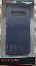 Android Blackweb Soft Touch Phone Case for Samsung Galaxy S10 Navy Blue - New