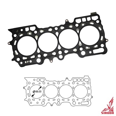 SIRUDA Cylinder Head Gasket｜for HONDA_H23A｜ACCORD｜T:2.0mm｜OEM#12251-P14-A02