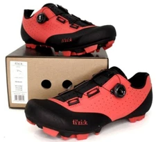 Fizik Vento Overcurve X3 Carbon Mountain Bike Shoes Black/Red 11-3/4 US/45.5 EU