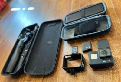 GoPro Hero 7 Black bundle | Case/Extra Battery/64GB SD/Gimbal/Power bank