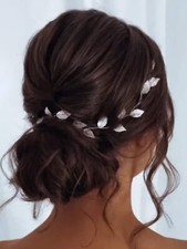 Leaf Bride Wedding Hair Vine Gold Hair Piece Bridal Hair Accessories for Wome...