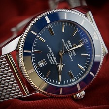 Breitling Superocean Heritage II Blue Dial 46mm Automatic AB2020 Steel Bracelet 5