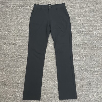 Huckberry Proof Performance Pants Men 29X31 Navy Blue Chino Stretch Nylon Office