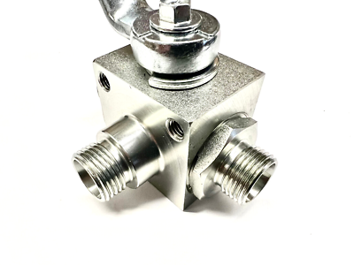 3-Wege Kugelhahn Umschalthahn | Hydraulikteile / Druckluftteile | HL