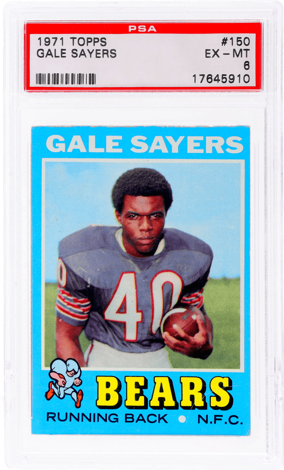 1971 Topps Gale Sayers #150 PSA 6