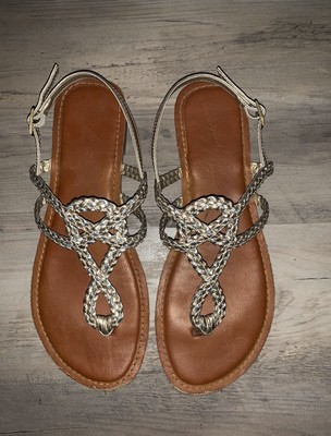 Women's Jana Braided Thong Ankle Strap Sandal - Universal Thread Size US 9.5 | eBay