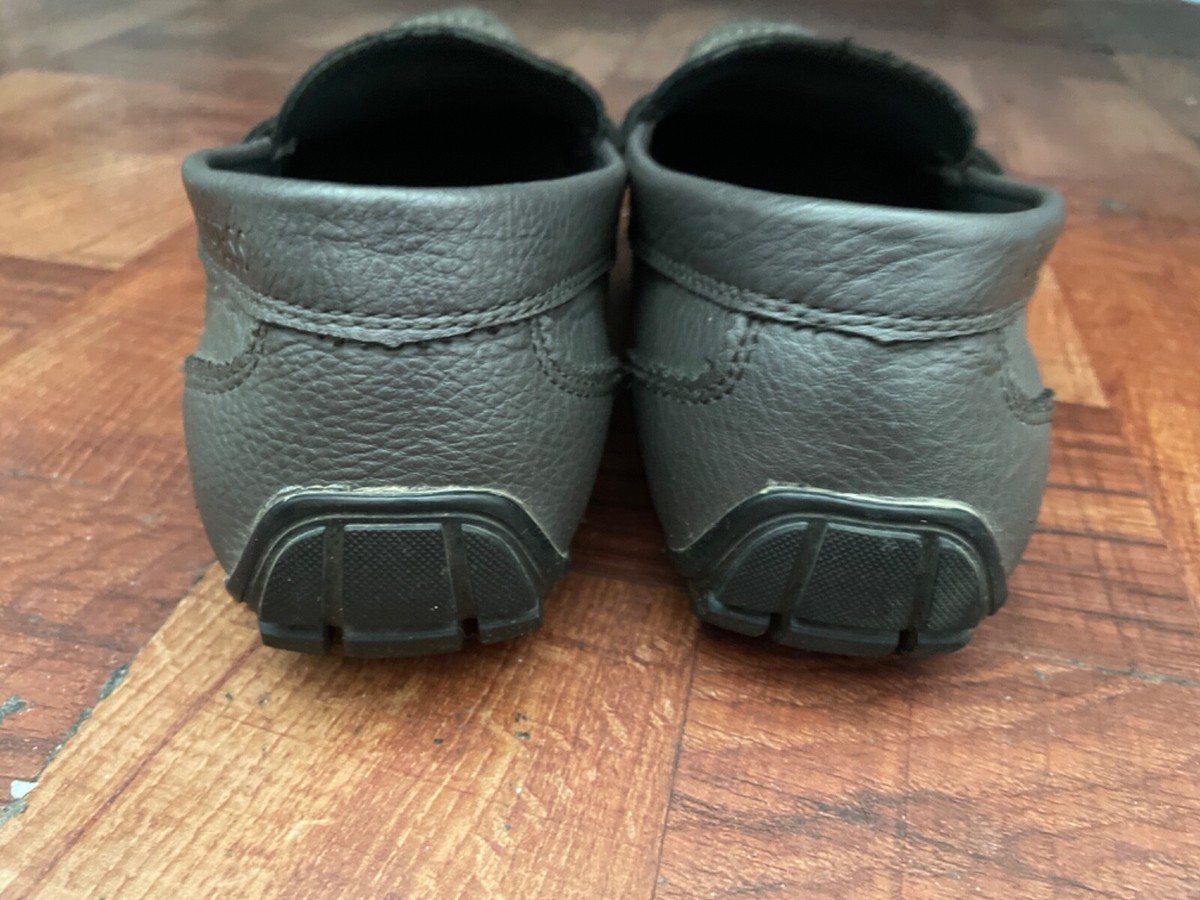 Guess McKinley gray size 9.5 horse bit loafers men slip on 