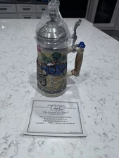 VTG Harley Davidson Growth Of A Sport Decade Series 10 Beer Stein Limited Editn