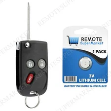 Replacement for 2003-2006 Chevy Silverado Remote Car Keyless Flip Key Fob Combo