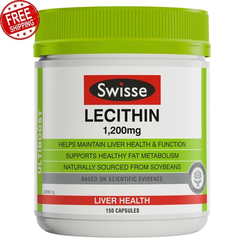 Swisse Ultiboost Lecithin 150 Capsules Support Liver Health and Fat