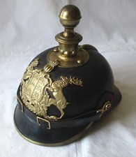 Württemberg 1. Weltkrieg Ersatz-Pickelhaube aus Blech für Mannschaften (158191)