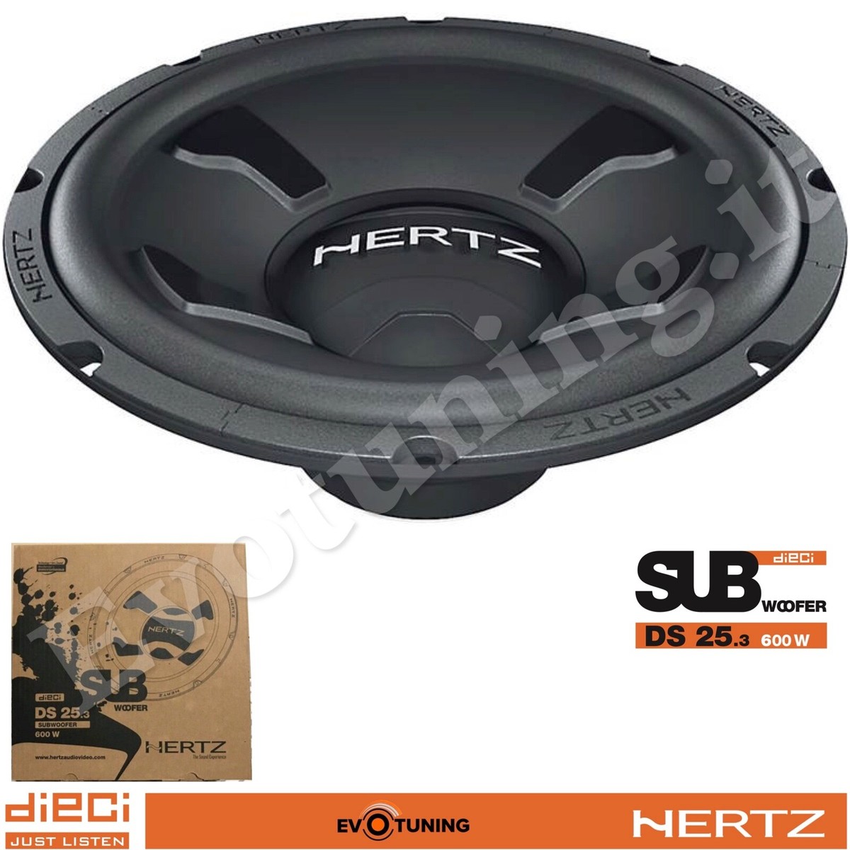 Hertz DBX 25,3-25 Cm Subwoofer : Amazon.it: Elettronica