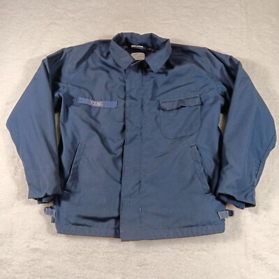 Navy Cold Weather Flame Resistant Fleece Lined Class 1 Deck Jacket 