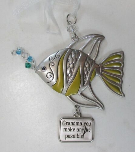 B4 Grandma you make any fin possible fish anything BENEATH THE SEA ORNAMENT GANZ - Picture 1 of 3