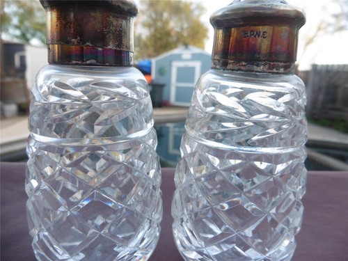 AGITADORES DE SAL Y PIMIENTA DE CRISTAL WATERFORD DE COLECCIÓN GLANDORE - Imagen 3 de 6