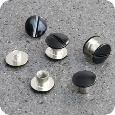 10 Qualit  G rtelschrauben Nero Libro 8 MM Rivetti a Vite