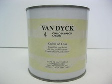 Ferrario VAN DYCK Finest Artist Oil Colours NAPLES YELLOW LIGHT 4 375ml --Italy