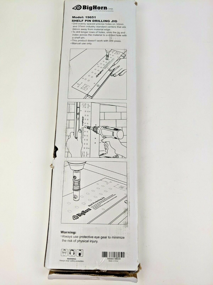 Big Horn Drilling Template Shelf Hole Guide Big Horn Shelf Pin