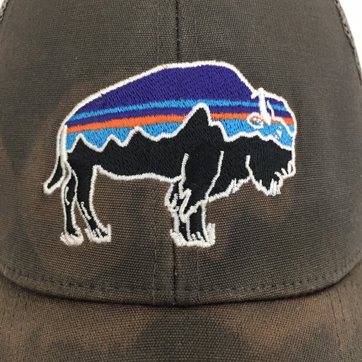 Patagonia Buffalo logo cap 黒 Black Patagonia Buffalo logo cap 黒 Black