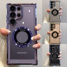 Magsafe Case For Samsung S24 S23 S22 S21 S20 Ultra Plus FE S24+ Shockproof Cover