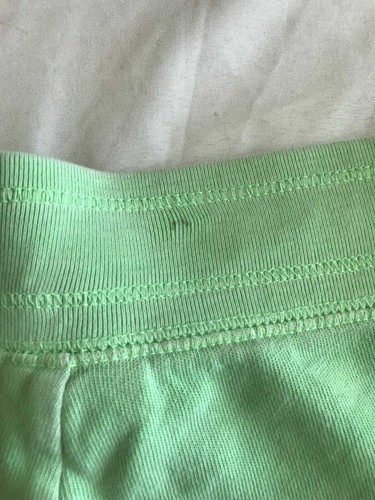 Girl's Sz 6 Justice Solid Lime Green Gym Lounge Casual Shorts Tie Waist B31 - Picture 6 of 6