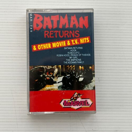 Batman Returns & Other Movie & T.V. Hits Cassette Tape Marvel