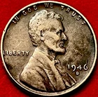 1946-D Lincoln Wheat Cent Penny Denver Mint VF Circulated Find JC301