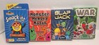 Lot of 4 Kids Card Games, Smack It!,  War, Slap Jack, Monster Memory Match, New 
