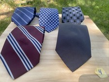 Lot Of 5 Mens Silk Formal Next Ties Jos A Bank Lord  Taylor... Great Condition