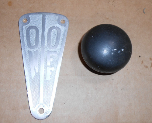 Maytag square tub wringer washer on off shift knob and plate