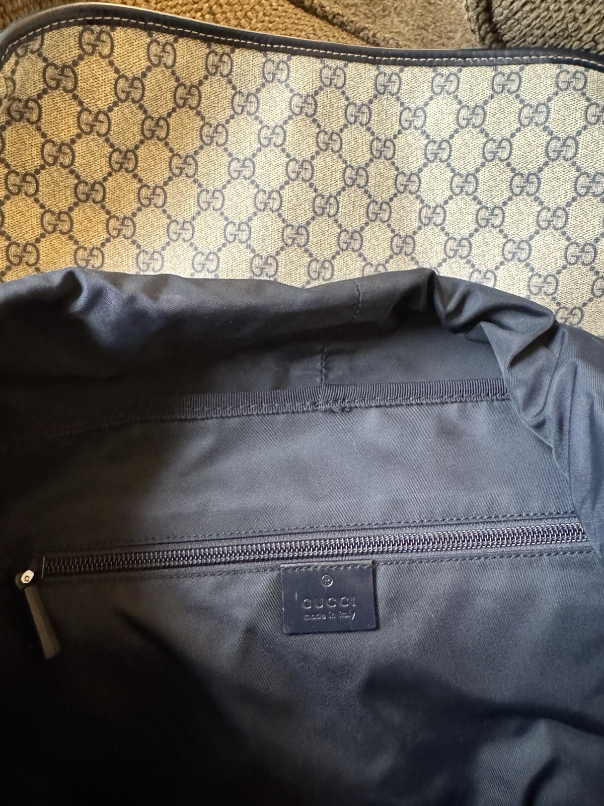 Authentic Gucci GG Supreme Soft Canvas Backpack B… - image 12