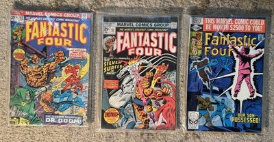 Fantastic Four Lot of 3 -  #143 February 1973 / #155 Feb 1974 / #222 Sept 1980