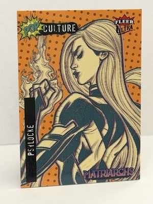 2024 Fleer Ultra Matriarchs of Marvel Pop Culture PC-34 Psylocke Orange