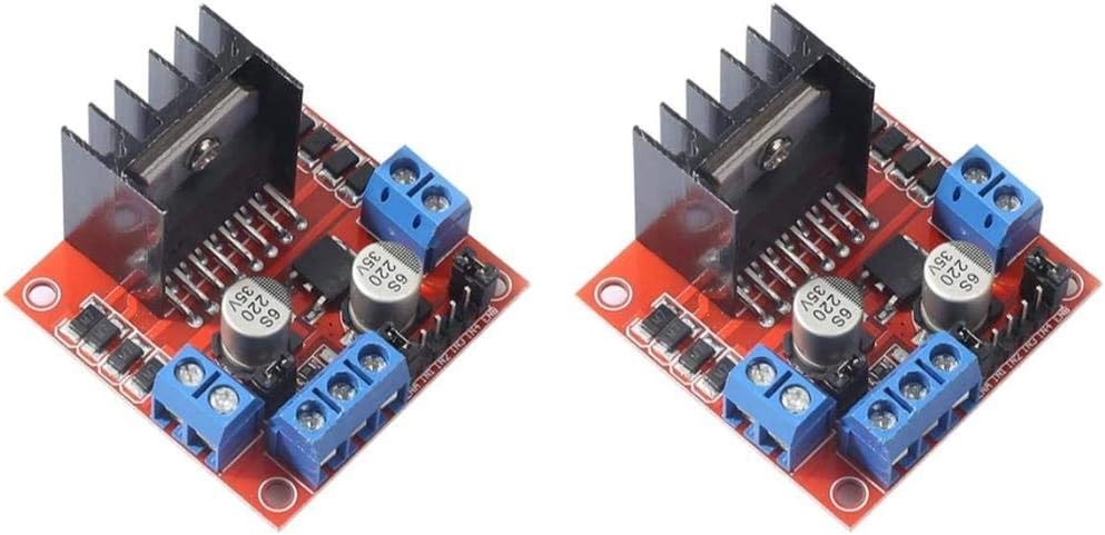 L298N pont en H double contrôleur de moteur DC et stepper compatible Raspberry Pi